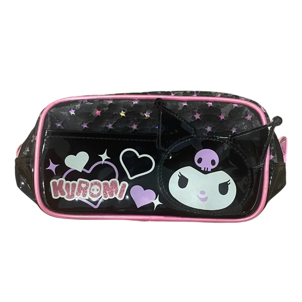 Vintage 2005 Sanrio Kuromi Pencil/Cosmetic Bag